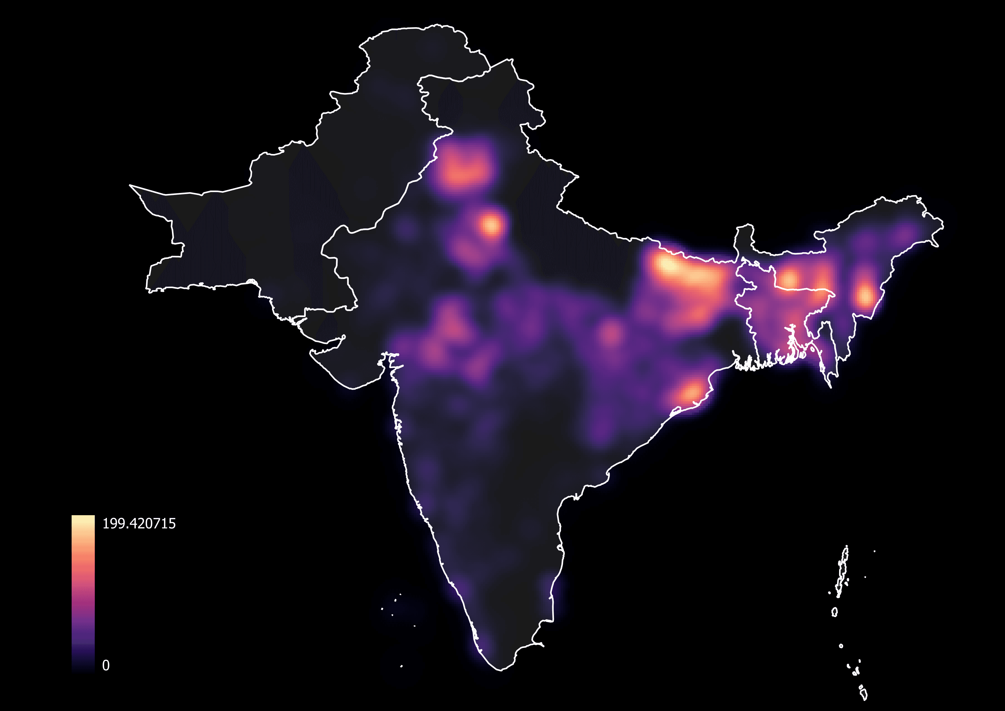 Combined Pollution Heat Map